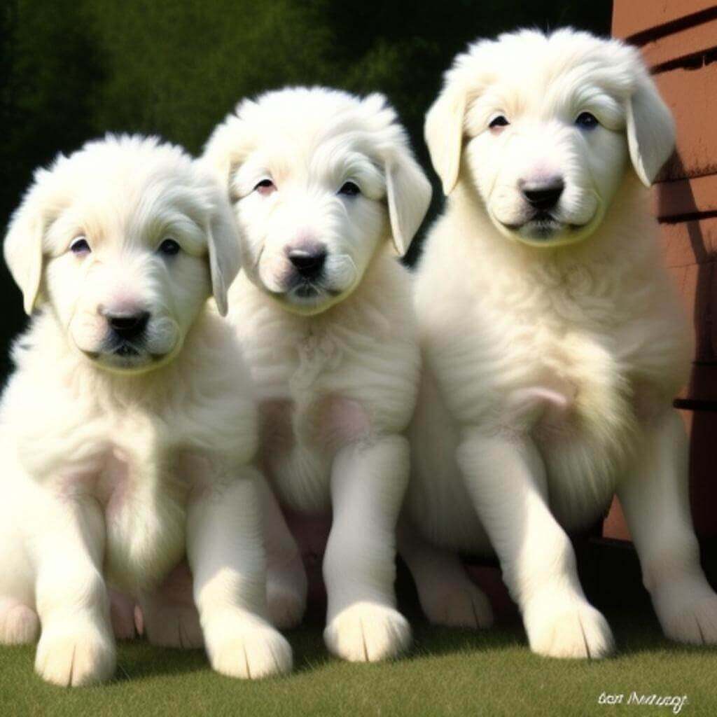 3 adorable Maremma puppies