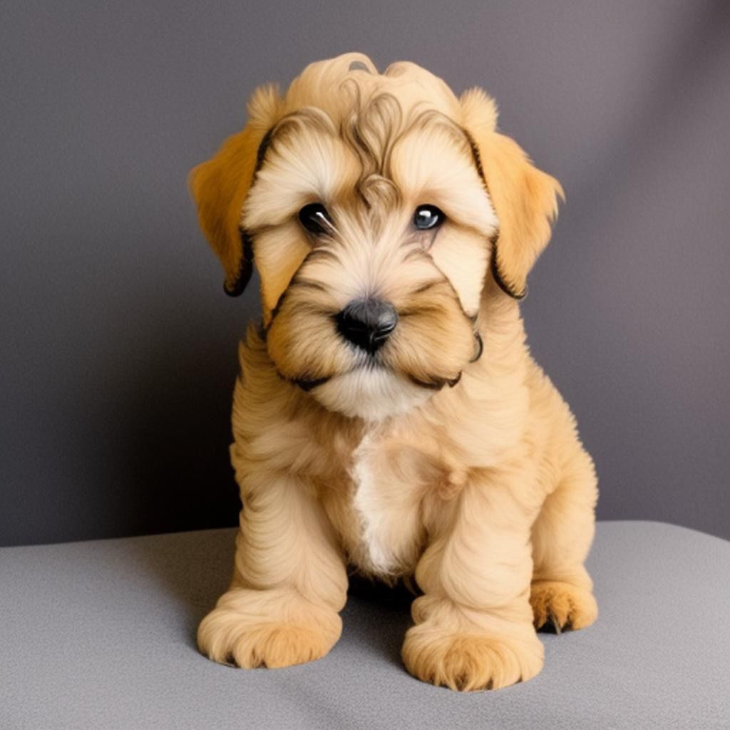 cute wheaten terrier puppy