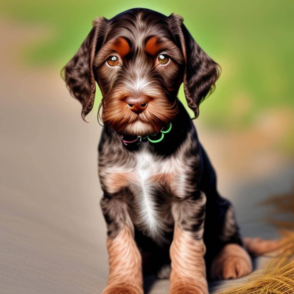 german wirehaired pointer puppy