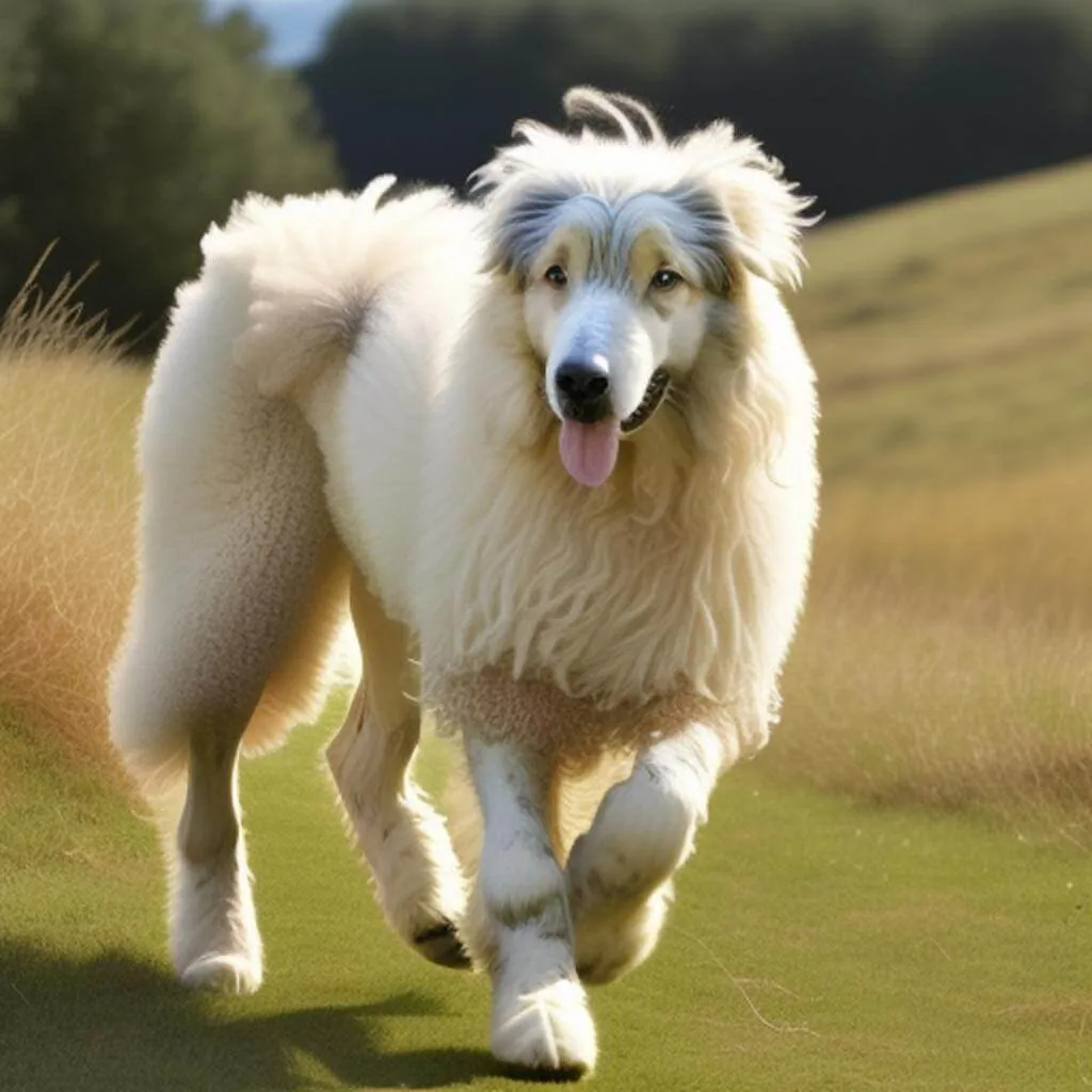 Maremma sheepdog standing on ground